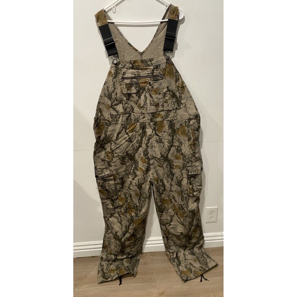 VTG 10X Camo Bib Hunting Overalls Size 44 Made In USA NWOT